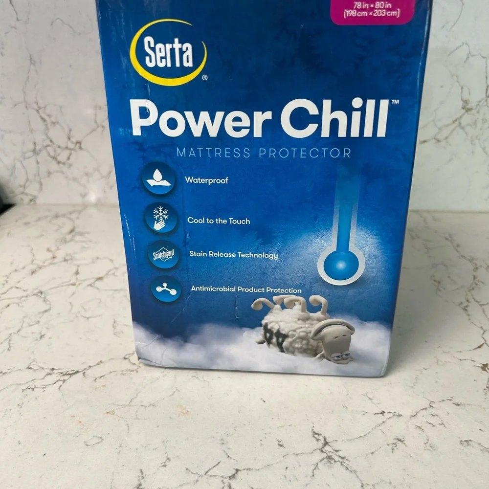 Serta Power Chill Mattress Protector - NWOT